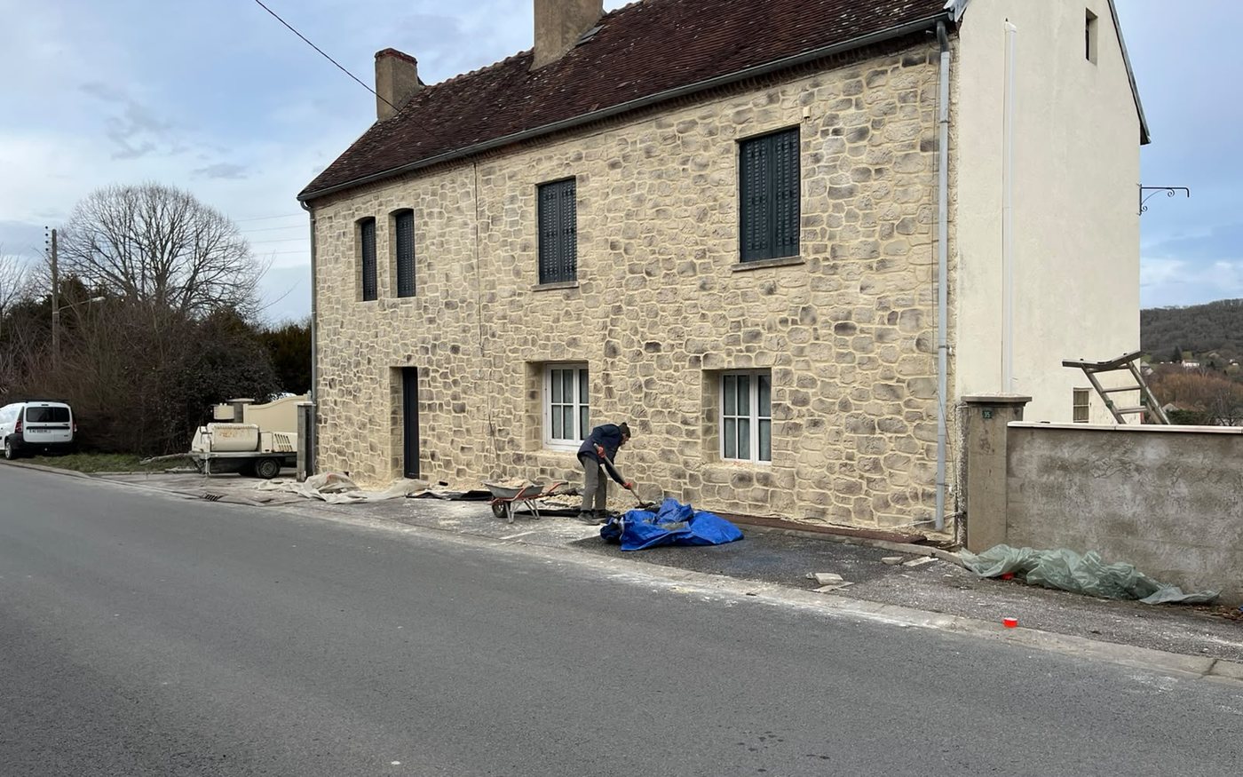 Nettoyage et ravalement façade — Entreprise R. Evan, couvreur à Lavaveix-les-Mines